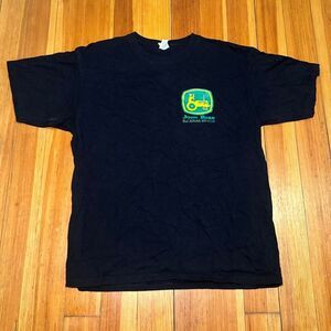 "John Beer" Men's Black and Navy T-shirt